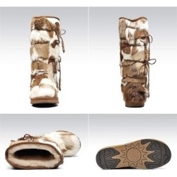 Bottes UGG Fourrure Épaisse pour Froid Intense